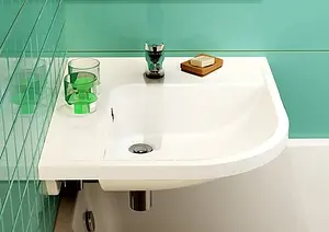 Раковина Ravak BeHappy 50 L белый XJAL1100000, 3