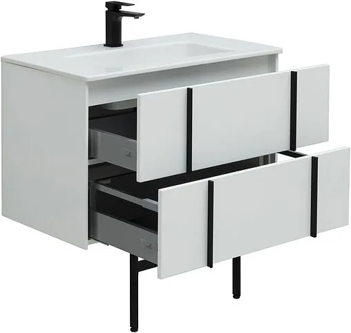 Тумба под умывальник подвесной Allen Brau Reality 80 белый 1.32005.WM