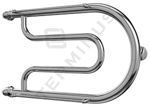 Полотенцесушитель водяной Terminus Фокстрот AISI 32х2 320х500 полированная сталь 4620768881237, 2