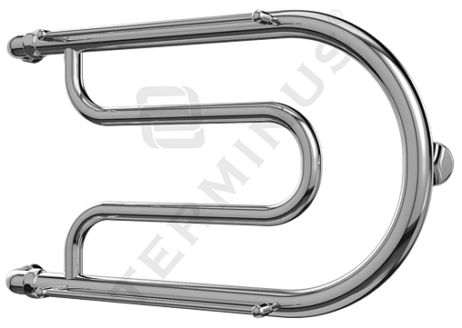 Полотенцесушитель водяной Terminus Фокстрот AISI 32х2 320х500 полированная сталь 4620768881237