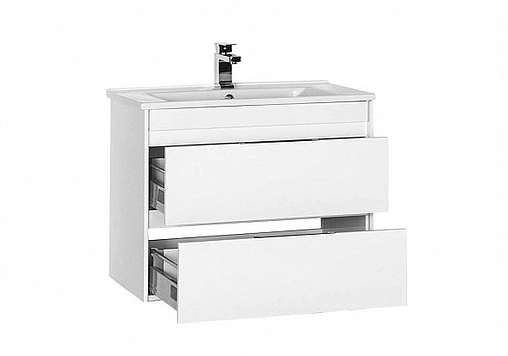 Тумба под умывальник Aquanet Тулон 85 белый 00182724