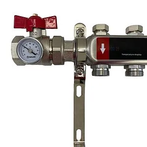 Группа коллекторная без расходомеров 3 отвода 1&quot;в/в x ¾&quot;ек WAAG WG.588.0603.F, 2