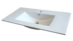 Тумба-умывальник подвесная Comforty Сухуми 90 кофе полоска/белый, 3