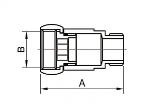 Соединение прямое 1"в x 1"н Smart 731SCH1010 Соединение прямое 1"в x 1"н Smart 731SCH1010, 3