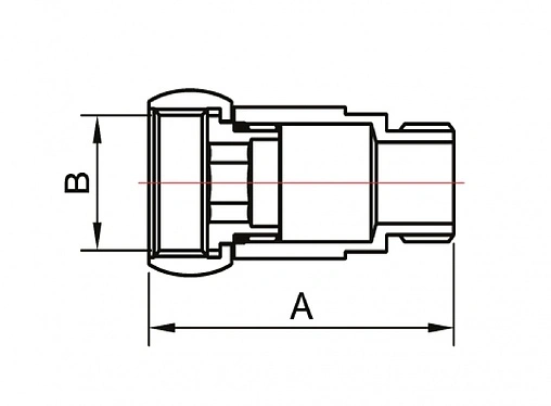 Соединение прямое 1&quot;в x 1&quot;н Smart 731SCH1010