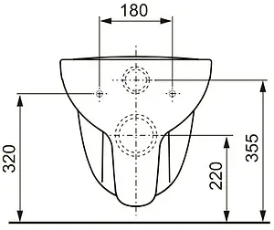 Комплект 6 в 1 TECE V04 K440920.WC1 с кнопкой TECEloop 9240920 белый глянцевый, 5