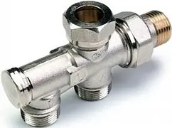 Узел нижнего подключения запорный боковой ½" н/н Comap 438954 Узел нижнего подключения запорный боковой ½" н/н Comap 438954