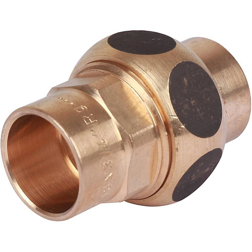 Американка пайка прямая (плоское уплотнение) 18мм Sanha 4330 1433018