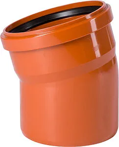 Отвод наружный D=110мм Угол 15° Sinikon Universal 504049.U, 1