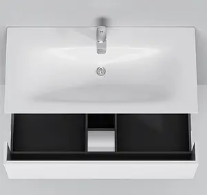 Тумба-умывальник подвесная Am.Pm Spirit 2.0 100 белый M70AFHX1002WG+M70AWCC1002WG, 5