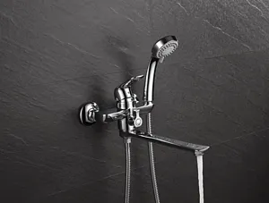 Смеситель для ванны с длинным изливом D&K Venice Gondola хром DA1023301 Смеситель для ванны с длинным изливом D&K Venice Gondola хром DA1023301, 4