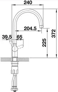 Смеситель для кухни с подключением к фильтру Blanco Trima белый 526268, 2