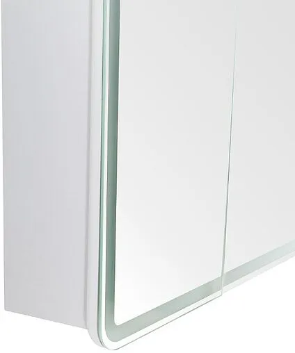 Шкаф-зеркало BelBagno 80x80 белый SPC-MAR-800/800-2A-LED-TCH