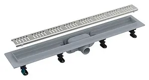 Лоток душевой Set 850мм h=62мм 0.46л/сек AlcaPlast APZ10-850M Simple, 1