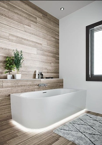 Ванна акриловая Riho DESIRE L 184x84 Led New B088002005