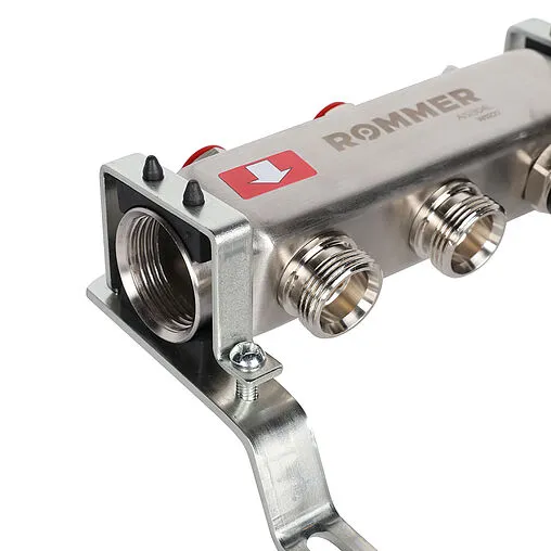 Группа коллекторная без расходомеров 2 отвода 1"в/в x ¾"ек Rommer RMS-3201-000002