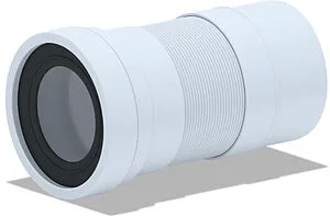 Гофра для унитаза Ани Пласт 250-520мм K711R Гофра для унитаза Ани Пласт 250-520мм K711R, 1