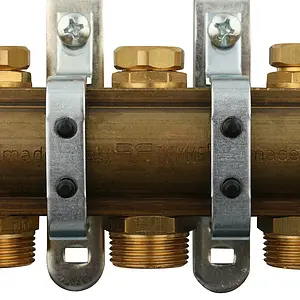 Группа коллекторная без расходомеров 2 отвода 1&quot;в/в x ¾&quot;ек Tiemme 3870046, 5