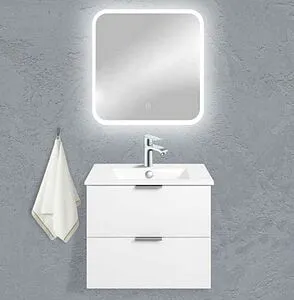 Зеркало с подсветкой Continent Bruno Led 60x60 белый ЗЛП2164, 5