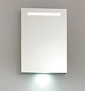 Шкаф-зеркало BelBagno 50 хром SPC-1A-DL-BL-500, 1