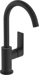 Смеситель для раковины Hansgrohe Rebris E 210 чёрный матовый 72576670 Смеситель для раковины Hansgrohe Rebris E 210 чёрный матовый 72576670, 1