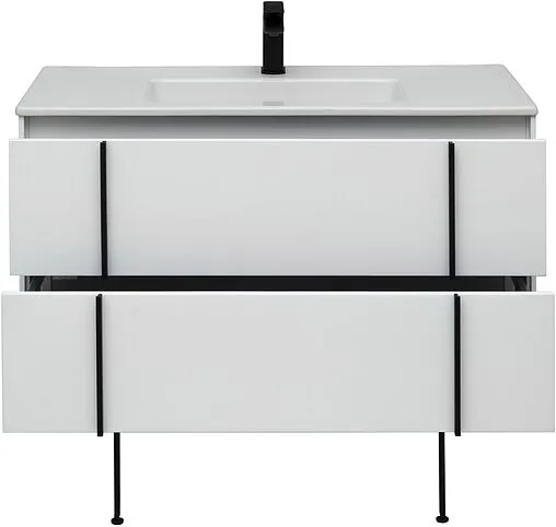 Тумба под умывальник подвесной Allen Brau Reality 100 белый 1.32007.WM