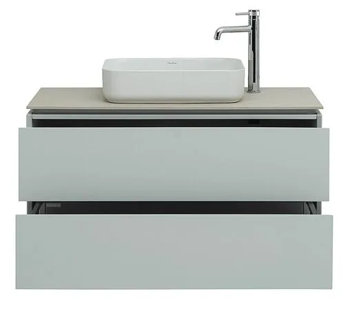 Тумба под умывальник подвесная Allen Brau Infinity 100 папирус 1.21003.PWM