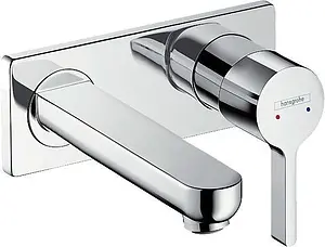 Смеситель для раковины из стены Hansgrohe Metris S хром 31162000 Смеситель для раковины из стены Hansgrohe Metris S хром 31162000, 1