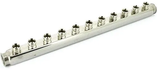 Коллектор распределительный проходной 10 отводов 1&quot;в/в x ¾&quot;ек Uni-fitt 430I4310