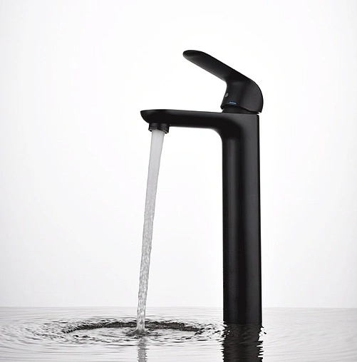 Смеситель для раковины D&amp;K Venice Gondola чёрный матовый DA1022018