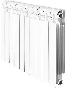 Радиатор биметаллический 10 секций Global Style Plus 500 белый STP05001010 Радиатор биметаллический 10 секций Global Style Plus 500 белый STP05001010, 1