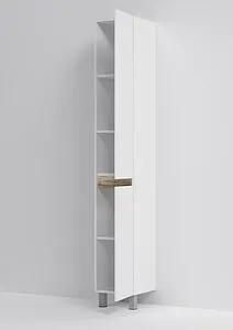 Шкаф-пенал напольный Am.Pm X-Joy 30 R белый/светлое дерево M85ACSR0306WG, 4