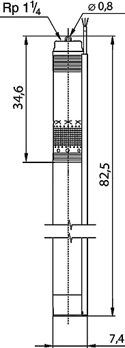 Насос скважинный центробежный 3&quot; Grundfos SQ 3-65 96524440