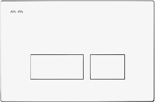 Клавиша смыва для унитаза Am.Pm Pro S I047001 белый глянцевый