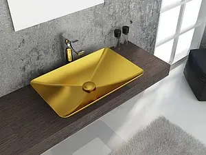 Раковина ISVEA SistemaY Clear 60 золото 10SY50060SV-6A Раковина ISVEA SistemaY Clear 60 золото 10SY50060SV-6A, 4