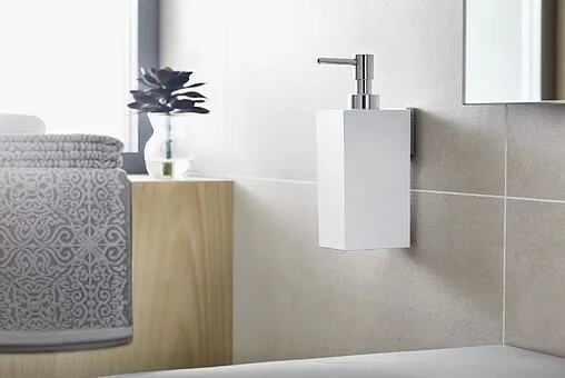 Дозатор для жидкого мыла Roca Rubik хром/белый 816842001