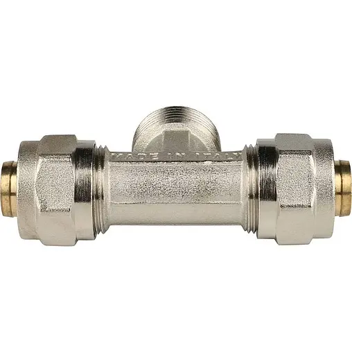 Тройник компрессионный переходной 20мм x ¾&quot;н x 20мм Stout SFS-0011-003420