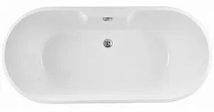 Ванна акриловая отдельностоящая Swedbe Vita 164x75 8838, 2
