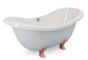 Ванна отдельностоящая из искусственного камня Esse Rodos 195x90 ножки бронза Ванна отдельностоящая из искусственного камня Esse Rodos 195x90 ножки бронза, 1