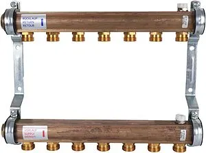 Группа коллекторная распределительная 7 отводов 1"в/в x ¾"ек Watts HKV/A 10004548 Группа коллекторная распределительная 7 отводов 1"в/в x ¾"ек Watts HKV/A 10004548, 1
