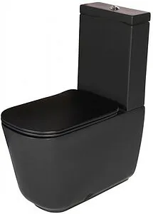 Унитаз-компакт Kerasan Tribeca черный матовый 511731+378131+750990 Унитаз-компакт Kerasan Tribeca черный матовый 511731+378131+750990, 1