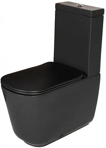 Унитаз-компакт Kerasan Tribeca черный матовый 511731+378131+750990