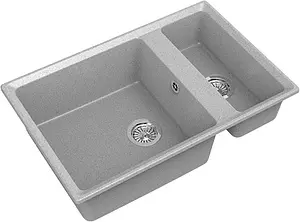 Мойка кухонная GranFest Level LV-760K серый Мойка кухонная GranFest Level LV-760K серый, 1