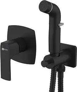 Гигиенический душ со смесителем Lemark Ursus чёрный матовый LM7219BL, 1