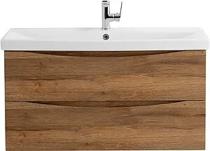 Тумба-умывальник подвесная BelBagno MARINO-CER 90 Rovere Rustico MARINO-CER-900-2C-SO-RR-P+BB-0323-90-LVB, 1
