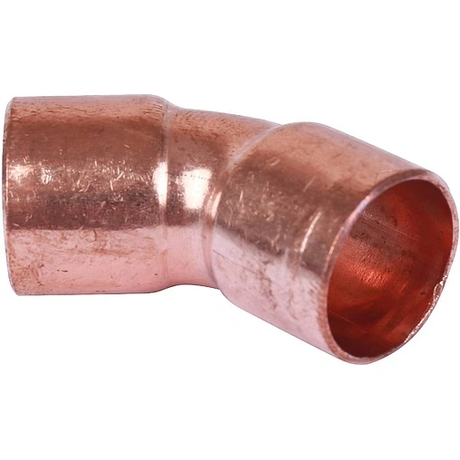 Отвод пайка однораструбный 18мм угол 45° Sanha 5041 1504118