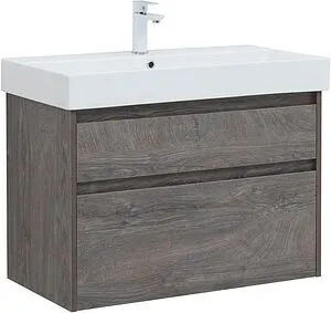 Тумба-умывальник Aquanet Nova Lite 85 дуб рошелье 00249937+ Тумба-умывальник Aquanet Nova Lite 85 дуб рошелье 00249937+, 1