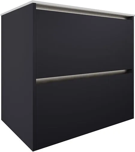 Тумба под умывальник подвесная Allen Brau Activity 70 антрацит/олива браш 1.34011.AM