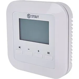 Проводной комнатный терморегулятор Stout R-9s белый STE-0101-009005, 3