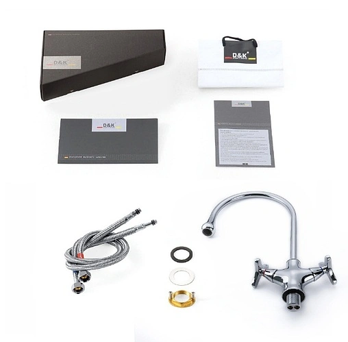 Смеситель для кухни D&amp;K Hessen Goethe хром DA1382441